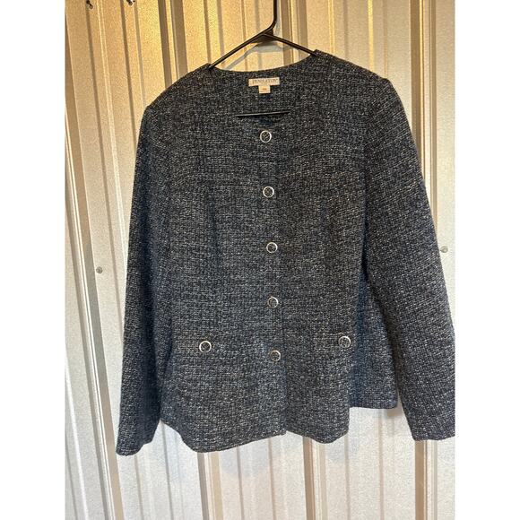 Pendleton Tweed Wool Tweed Jacket Blazer Womens Plus Size 16W - Picture 1 of 5